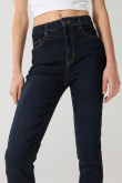 Jean súper tiro alto jegging azul intenso con fit ceñido