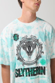 Camiseta crema tie dye oversize de Harry Potter manga corta