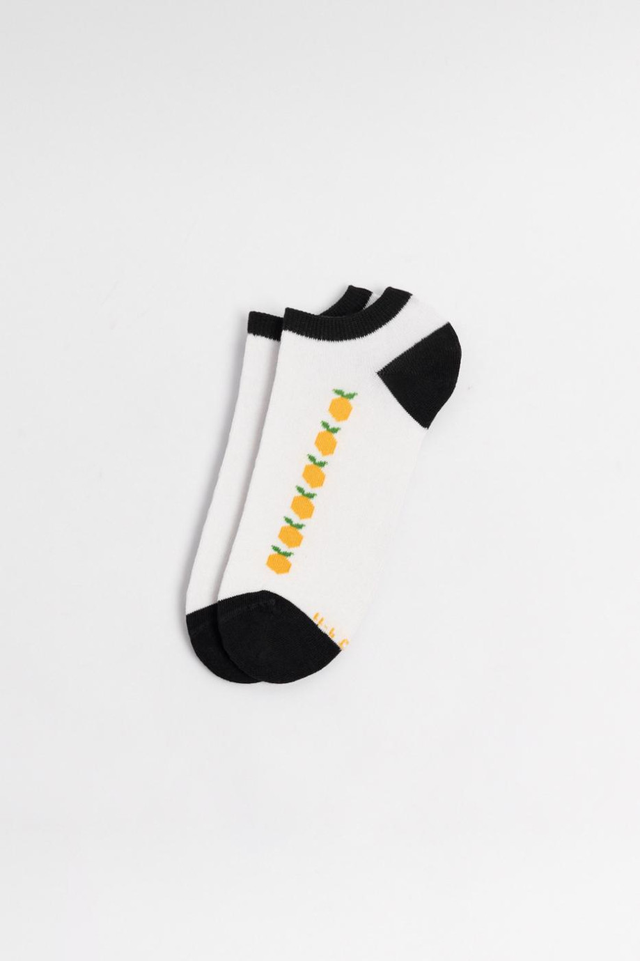 Medias tobilleras con diseño en jacquard