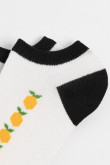 Medias tobilleras con diseño en jacquard