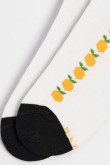Medias tobilleras con diseño en jacquard