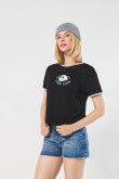 Camiseta de contrastes femenina de osos escandalosos