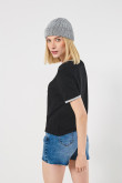 Camiseta de contrastes femenina de osos escandalosos