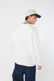 Buzo cuello redondo unicolor con diseño de Looney Tunes