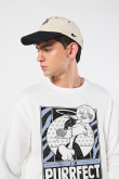 Buzo cuello redondo unicolor con diseño de Looney Tunes