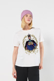 Camiseta unicolor para mujer manga corta estampada en frente de la Reina Malvada