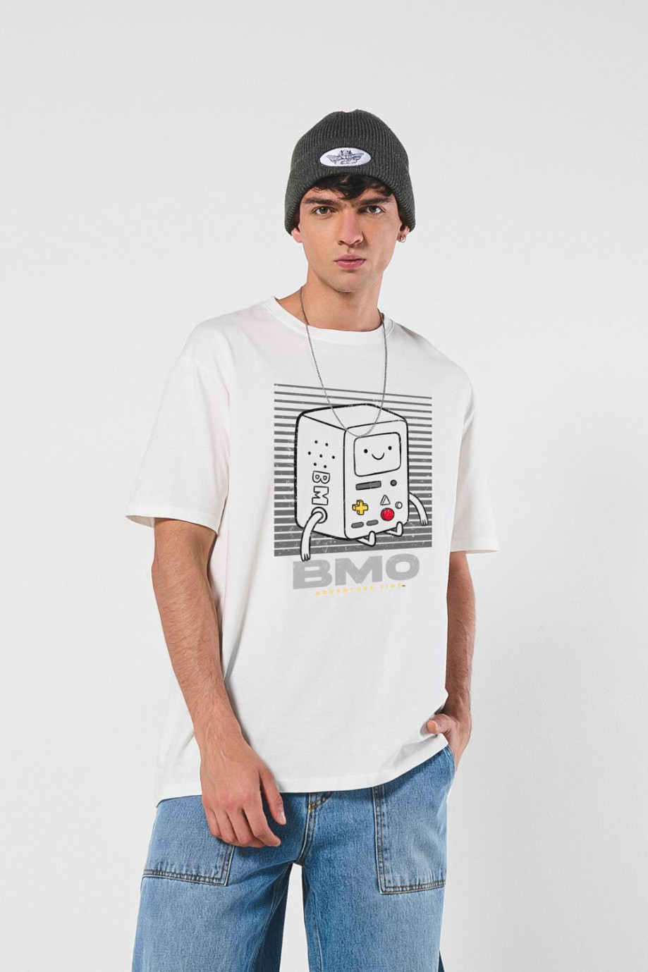 Camiseta oversize manga corta de Hora de aventura