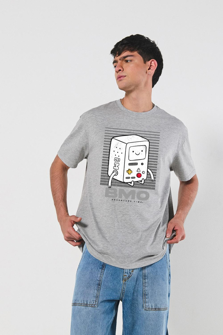 Camiseta oversize manga corta de Hora de aventura
