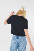 Camiseta crop top manga corta de Looney tunes