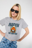 Camiseta crop top manga corta de Looney tunes