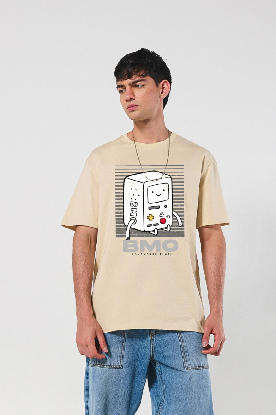Camiseta oversize manga corta de Hora de aventura