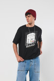 Camiseta oversize manga corta de Hora de aventura