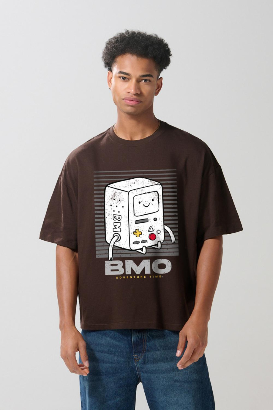 Camiseta oversize manga corta de Hora de aventura