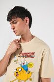 Camiseta oversize manga corta de Hora de aventura