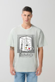 Camiseta oversize manga corta de Hora de aventura