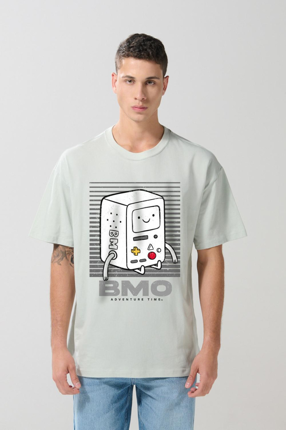 Camiseta oversize manga corta de Hora de aventura