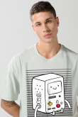 Camiseta oversize manga corta de Hora de aventura
