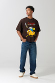 Camiseta oversize manga corta de Hora de aventura