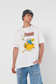 Camiseta oversize manga corta de Hora de aventura