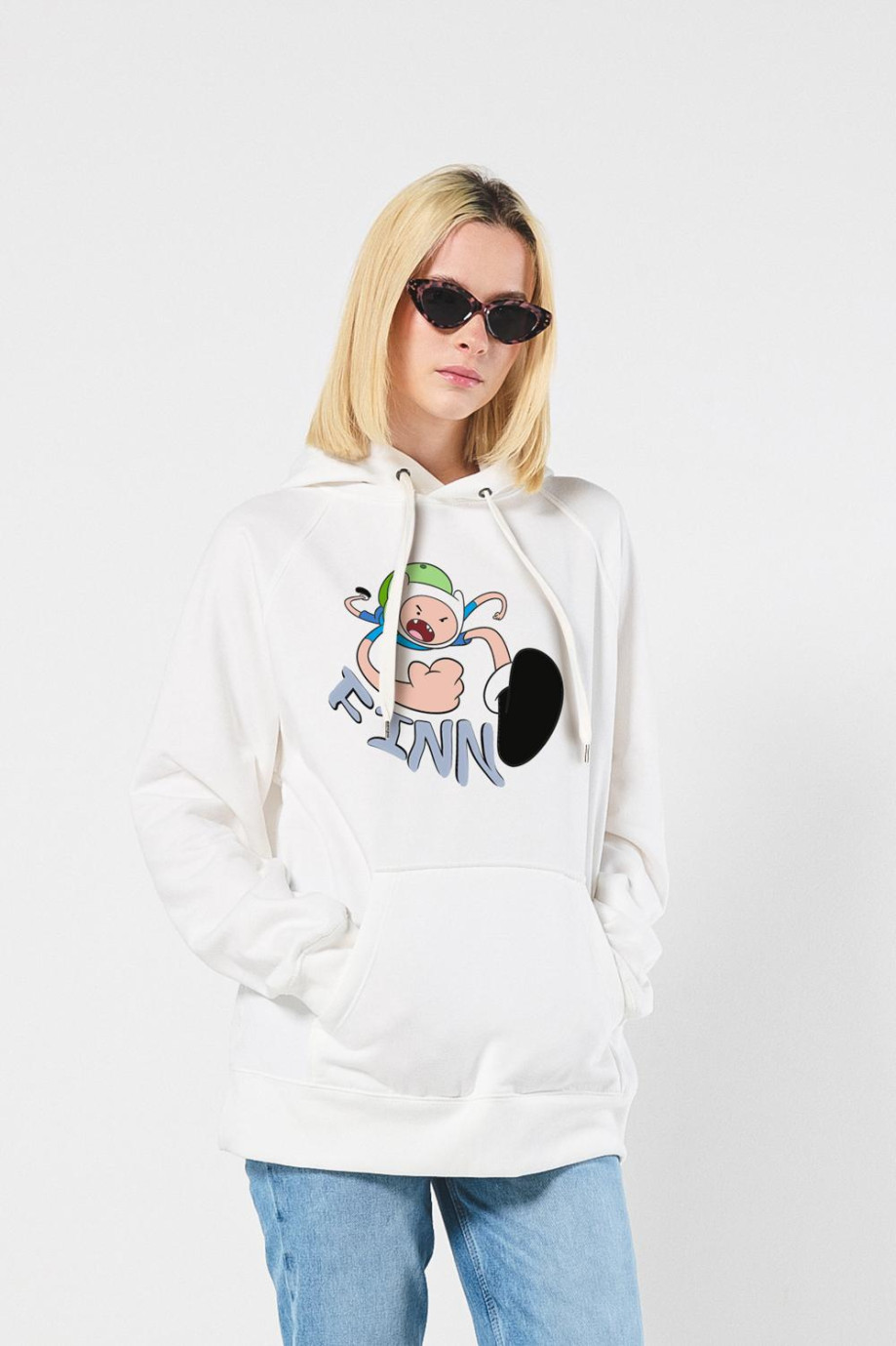 Buzo capota con estampado de Blanca nieves de hora de aventura