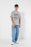 Camiseta oversize manga corta de Looney tunes.