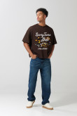 Camiseta oversize manga corta de Looney tunes.