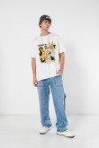 Camiseta oversize manga corta de Looney tunes.