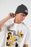 Camiseta oversize manga corta de Looney tunes.
