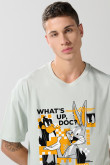 Camiseta oversize manga corta de Looney tunes.