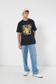 Camiseta oversize manga corta de Looney tunes.