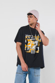 Camiseta oversize manga corta de Looney tunes.