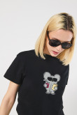 Camiseta crop top manga corta de Osos escandalosos