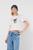 Camiseta crop top manga corta de Osos escandalosos