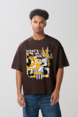 Camiseta oversize manga corta de Looney tunes.