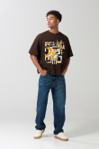 Camiseta oversize manga corta de Looney tunes.