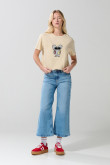 Camiseta crop top manga corta de Osos escandalosos