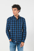 Camisa cuello sport collar manga larga en slim fit