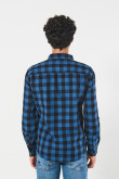 Camisa cuello sport collar manga larga en slim fit