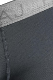 Bóxer en algodón brief-medio azul intenso con tiro medio