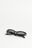 gafas de sol de marco rectangular en color café carey y negro