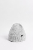 Gorro cuff tejido, vuelta en el bajo unicolor diseño exclusivo Koaj.