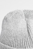 Gorro cuff tejido, vuelta en el bajo unicolor diseño exclusivo Koaj.