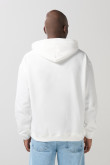 Buzo oversize unicolor con capota y cremallera