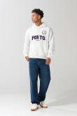 Buzo capota oversize con estampado de Porto
