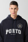 Buzo capota oversize con estampado de Porto
