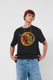 Camiseta oversize unicolor manga corta de Karate Kid