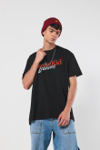 Camiseta de Karate Kid oversize unicolor cuello redondo
