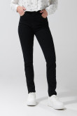 Jean negro jegging ajustado con bolsillos y súper tiro alto