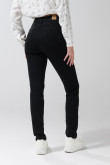 Jean negro jegging ajustado con bolsillos y súper tiro alto