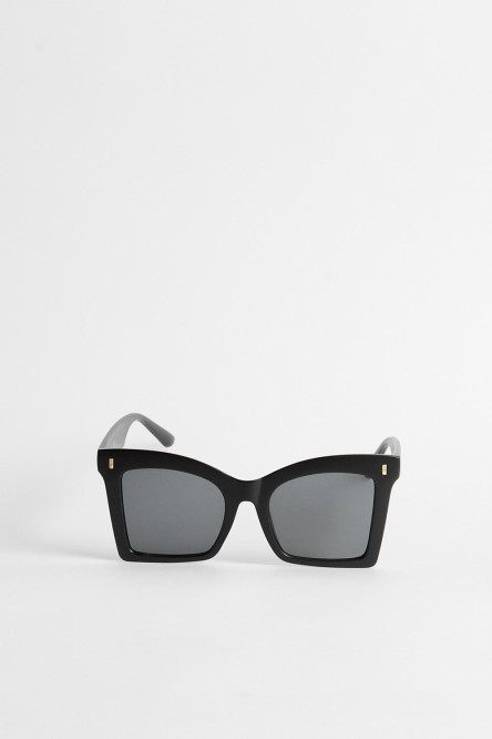 Gafas de sol de marco en color negro y carey.